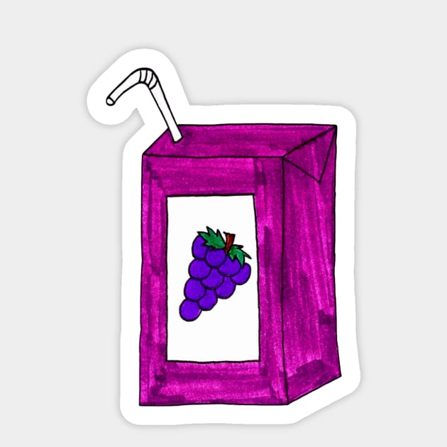 Grape Juice Sticker by natees33